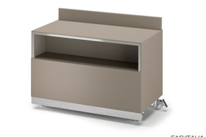 Mobile buffet 130 cm con ruote per esterno Mobile buffet 130 cm con ruote per esterno